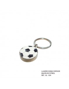 Llavero Doble espesor Balón de Fútbol