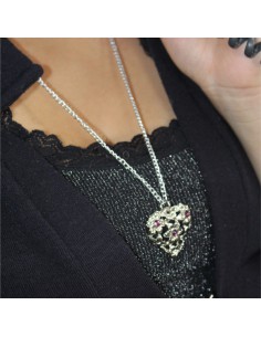 Collar Corazón Cristal