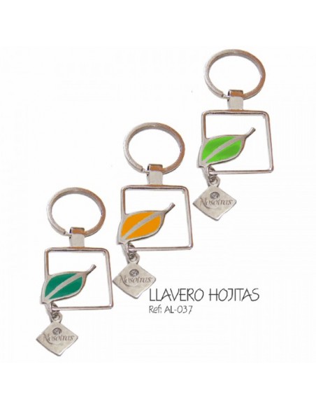 Llavero Hojitas