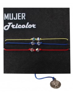 Manilla mujer tricolor