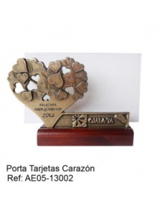 Porta Tarjetas Corazón